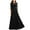 Black, variant on Lovskoo Wedding Guest Dresses for Women Evening Gown Trendy Summer Lace Patchwork Solid Round-Neck 1/2 Sleeve Long Cocktail Dresses 2023 Green