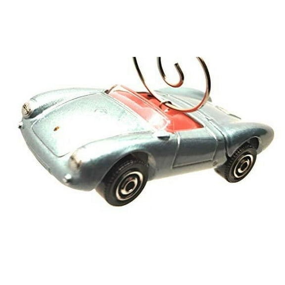 1955 Porsche 550 Spyder Christmas Ornament 1:64 Blue