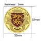 thumbnail image 2 of Moneda conmemorativa Normandie France, hierro dorado, 35 g, 2 of 3