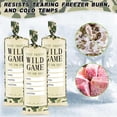 thumbnail image 4 of 140 Pack Wild Game Meat Bags for Freezer, 1 Lb Ground Meat Bags, Wild Game Meat Bag to Protect Your Meat from Freezer Burn, Camouflage, 4 of 5