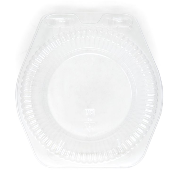 10 Pie Container - Crystal Clear Heavyweight Plastic - 125/Case