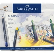 6 Packs: 24 ct. (144 total) Faber-Castell Goldfaber Colour Pencil Tin Set