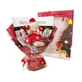 thumbnail image 3 of Ramo de Osito Bouquet de Peluche Hecho a Mano Flores Artificiales Decoración con Luz Tarjeta Adecuado para Cumpleaños Graduación Navidad Fiesta Hogar L Rojo, 3 of 8