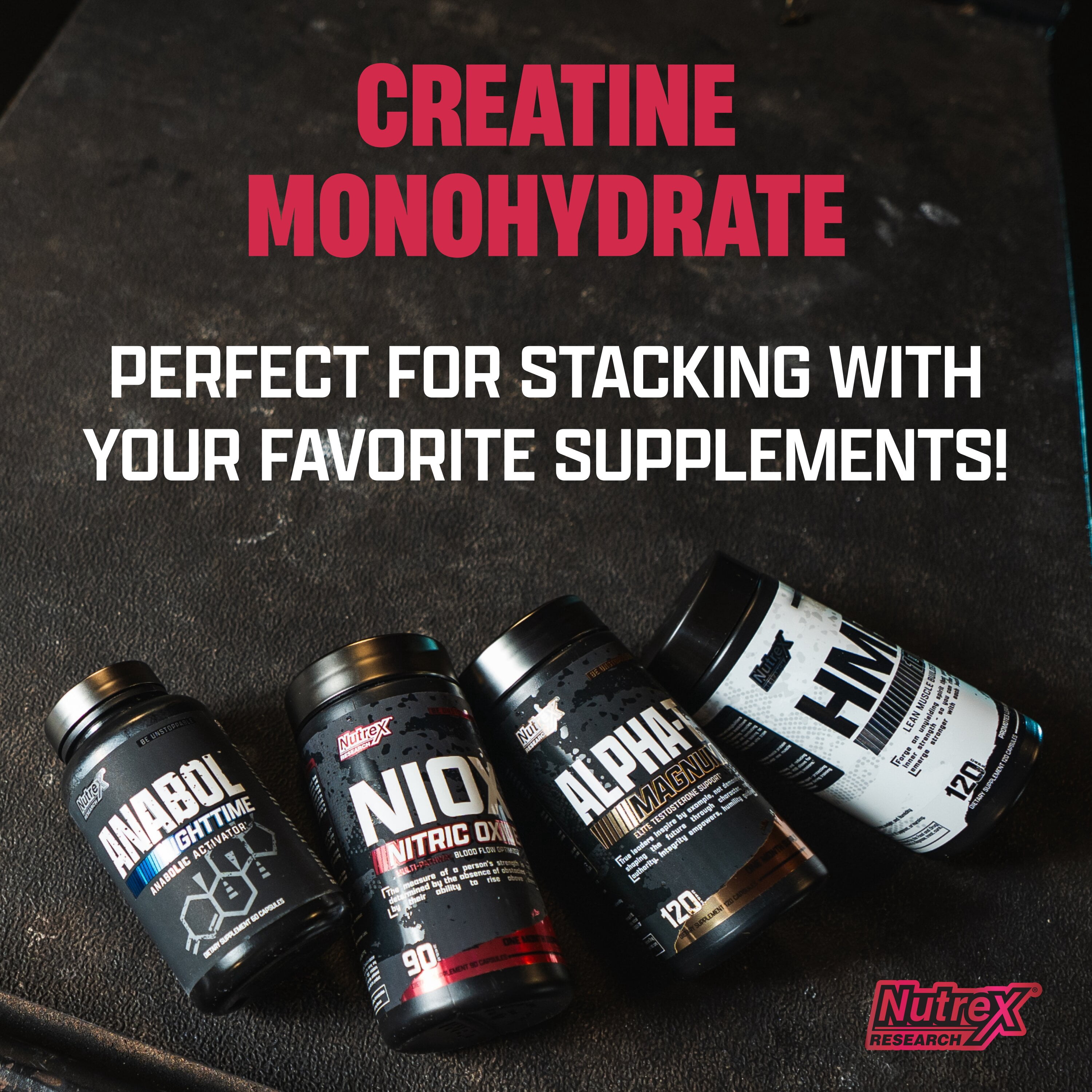 Nutrex Research Flavored Creatine Powder- 5g Creatine, Mixes Easily - Supports Energy, Muscle Growth, Energy and Performance - 60 Servings