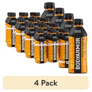 (4 pack) BODYARMOR Orange Mango Electrolyte Sports Drink Bottles, 20 fl oz, 6 Pack