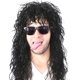 thumbnail image 1 of Peluca de los años 80 para hombres, pelucas de punk rock Peluca de hombre de Halloween larga y rizada, Hea, 1 of 5