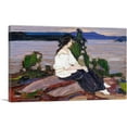 thumbnail image 1 of ARTCANVAS Figure Of a Lady Laura Fall 1915 Canvas Art Print by Tom Thomson - Size: 40" x 26" (0.75" Deep), 1 of 9