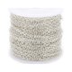 thumbnail image 1 of Collar de cadena Sonducket cruzada con cola hierro 360 pulgadas plateado, 1 of 6