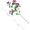 thumbnail image 3 of Artificial Camellia Flower Long Stems,9in Silk Blossom Fake Flowers Branches for Home Dining Floor vase Party Table Centerpieces Spring Decorations and Wedding Arrangements(Purple), 3 of 5