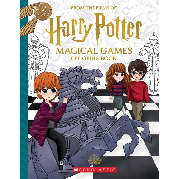 Jenna Ballard: Magical Games Coloring Book (Harry Potter), 96 pages (Paperback)