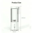 thumbnail image 4 of TFixol Portable USB Rechargeable Mini Blender with 6 Blades, Compact Handheld Juicer for Shakes and Smoothies, Ideal for Travel, Sports, and Outdoor Use, White, 4 of 7