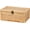 Natural, variant on Rattan Box with Lid Decorative Boho Rattan Baskets Woven Wicker Cane Bins Memory Boxes Rectangular Desk Shelf Closet Organizer Container (Large Size)