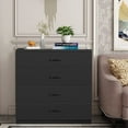 thumbnail image 4 of 1-4 Drawers Bedroom Nightstand, Wooden Drawer Dresser, Bedroom End Table Sofa Side Table with Drawer and Storage Cabinet, Living Room Furniture, 4 of 10