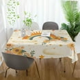 thumbnail image 3 of Yayeee Tablecloths 54" x 72" Rectangle Wrinkle Resistant Party Table Cover, Retro Rainbow, 3 of 8