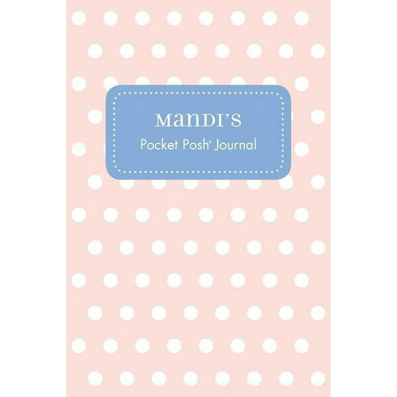 Mandi's Pocket Posh Journal, Polka Dot, (Paperback)