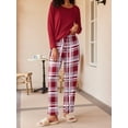 thumbnail image 2 of Avidlove 2 Pack Women Christmas Pajama Set Matching Soft Long Sleeve Print Top and Pajama Bottoms Sleepwear Sets Cozy Loungwear with Pockets S-XXL, 2 of 6