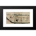 thumbnail image 2 of Chōbunsai Eishi 14x9 Black Modern Framed Museum Art Print Titled - Women in a Pleasure Boat on the Sumida River (Early 1790s), 2 of 5