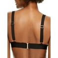 thumbnail image 2 of MSRP $48 Anne Cole Easy Triangle Swim Top Black Size Small, 2 of 2
