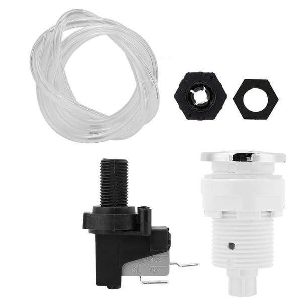 Interruptores De Aire, Flexibilidad Anti-envejecimiento Eliminación De Basura Interruptor De Aire Función De Bloqueo Automático Fácil De Instalar Para Eliminación De Basura ANGGREK Air Pressure Switch