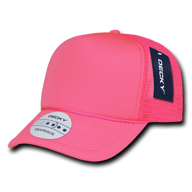 DECKY Solid Color Neon Foam Trucker Cap, Style 221