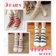 thumbnail image 2 of Fuzzy Socks for Women Soft Cozy Fluffy Winter Warm Slipper Socks Home Sleeping Animal Socks, 2 of 7