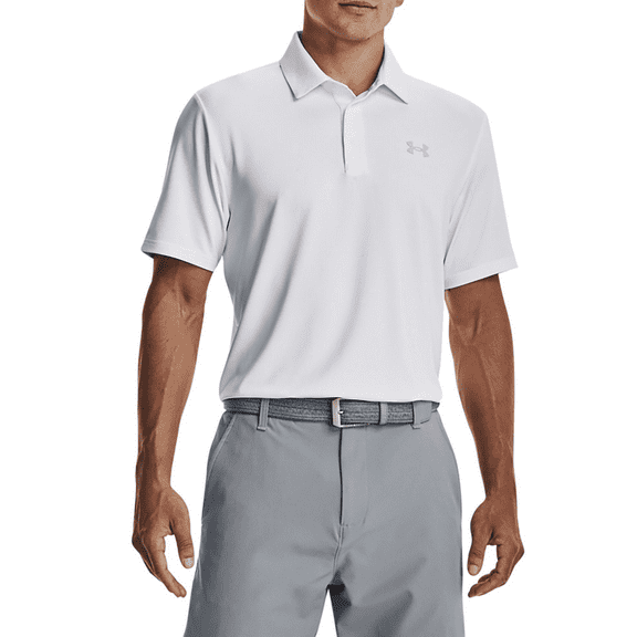 Under Armour Men's Playoff 3.0 Golf Polo (White/Halo Gray - XXL)