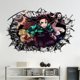 thumbnail image 1 of Adhesivo de pared Demon Slayer 3D para decoración de dormitorio o dormitorio, 1 of 1