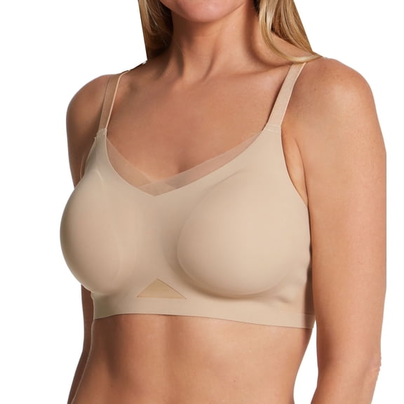 Women's Rhonda Shear 9609 Invisible Edge Bra (Beige 2X)