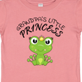 thumbnail image 4 of Inktastic Grandpa's Little Princess Cute Frog Girls Baby T-Shirt, 4 of 5