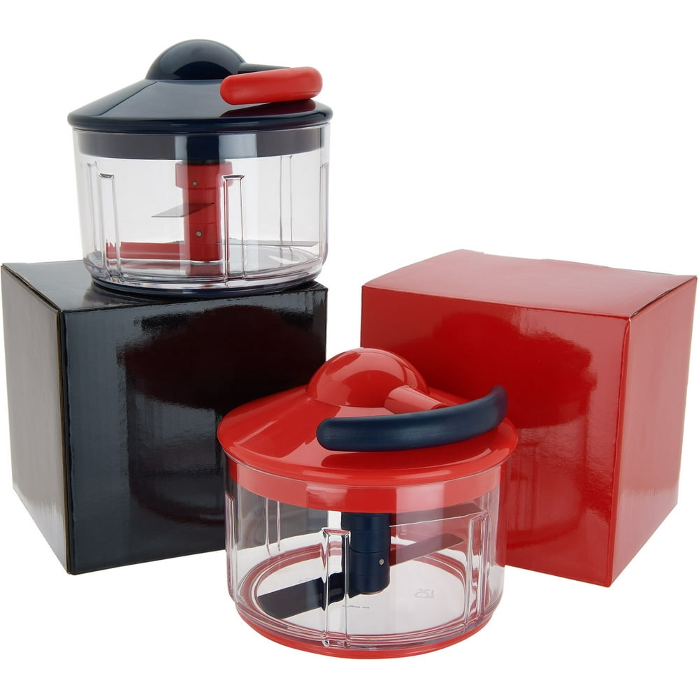 Kuhn Rikon Set of 2 2Cup Pull Chops with Gift Boxes Model K48049