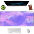 thumbnail image 3 of Pink Pastel Desk Mat, Gorgeous Starry Sky Desk Pad, Cute Large Gaming Mousepad, Gamer Girl Desk Pad 35.4" X 15.7", Non-Slip Laptop Computer Keyboard Mousepad for Office and Home, 3 of 6