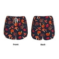 thumbnail image 5 of Xecao's Autumnal Forest for a double-layer running short for women, perfect for gym, tennis, and more, featuring a convenient pocket., 5 of 9