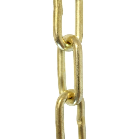 RCH Hardware CH-BR07-W Brass Chandelier Chain, Various Finishes (3 Feet)
