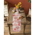 thumbnail image 4 of Red Coastal Table Runner Vintage Coral Ocean Modern Sea Abstract Tablerunners 13 x 70 Inch, Table Decorations Tabletop Scarf for Summer Gathering Holiday Farmhouse Kitchen Dining Decor, 4 of 6
