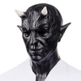 thumbnail image 3 of Devil Latex Mask Headgear Demon Adultos Halloween para Fiesta Disfraces, 3 of 9
