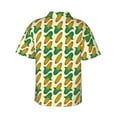 thumbnail image 3 of Daiia Corn Hawaiian Shirt for Men Gentle Cotton Regular Short Sleeve Casual-3X-Large, 3 of 9