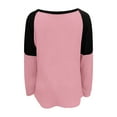 thumbnail image 4 of WEAIXIMIUNG T-Shirts Graphiques pour Femmes, Mode Tendance, Manches Longues, Col Rond, Chandail Décontracté Ample, 4 of 4