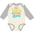 thumbnail image 3 of Inktastic Thanksgiving Fall Breeze and Autumn Leaves Boys or Girls Long Sleeve Baby Bodysuit, 3 of 5