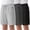 Black, Charcoal Heather, Heather Gray, variant on Pure Champ Boys Athletic Shorts 3 Pack Active Boys Shorts Youth kids Elastic Waist With Zipper Pockets 2T-18