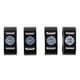 thumbnail image 2 of 4 Piezas Negro Doble Cable Abrazadera Soporte Organizador, 2 of 7