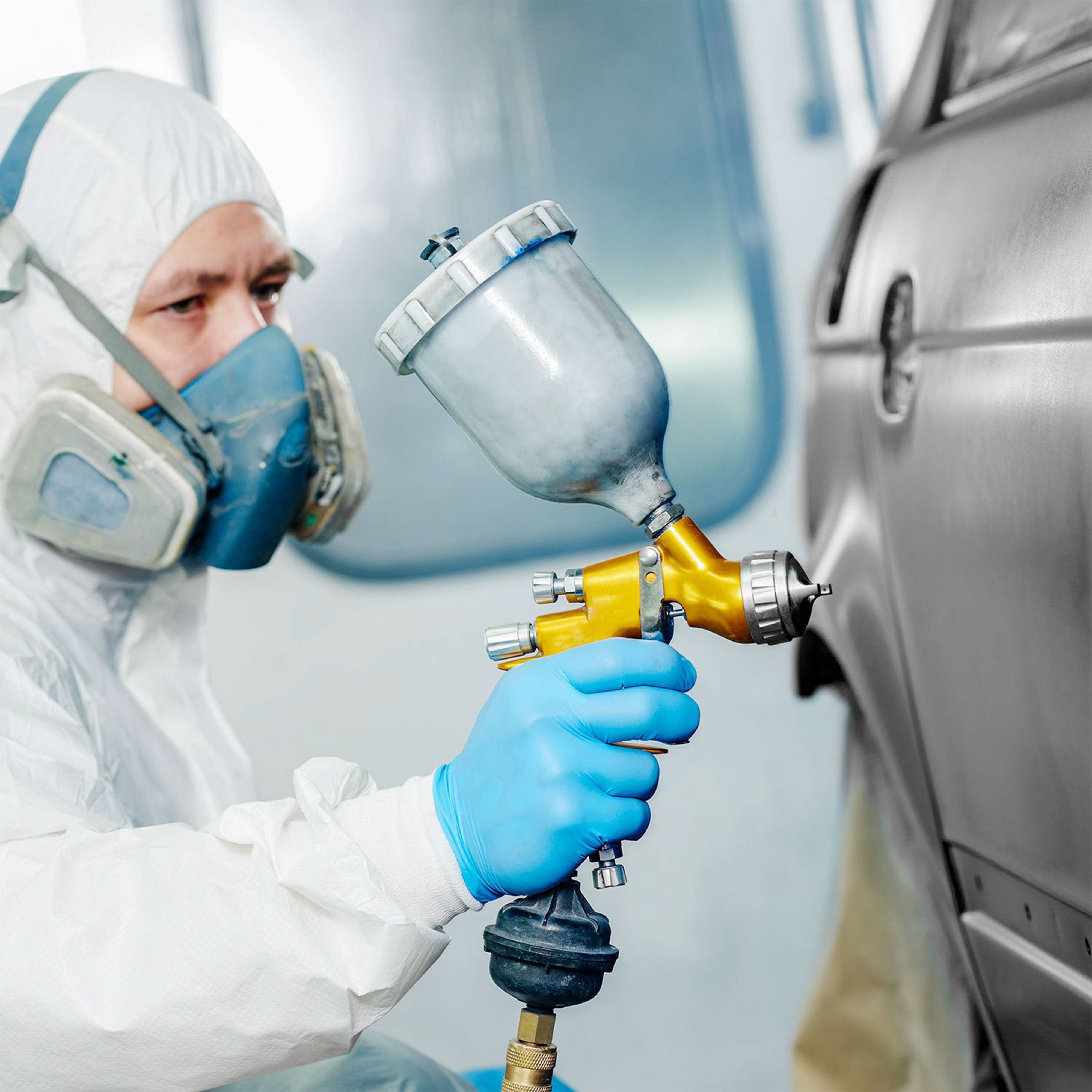 Custom Shop Gray DTM High Build Urethane Primer Surfacer (Direct to Metal) 2.1 VOC, 1-1/4 Quart Kit - Fast Dry High-Performance Primer - Automotive and Industrial Use