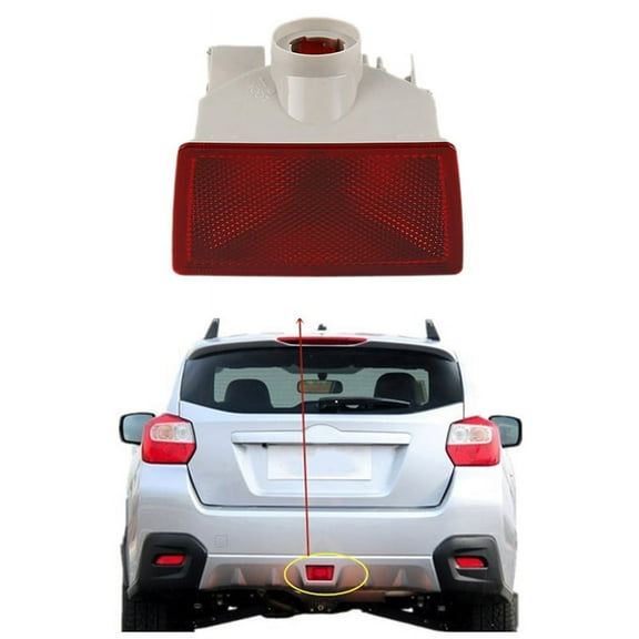 Rear Fog Light Lens Lamp Red 84913FG420 for WRX / STI 2011-Up Impreza 2011-Up XV 2013 2014 2015