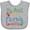 AC-Heather Grey, variant on Inktastic My Aunt in Florida Loves Me Boys or Girls Baby Bib