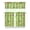 Avocado, variant on Set of 3 Kawaii Avocado Curtains - Cute Green Fruit Design Kitchen Window Treatments with Rod Pocket for Small Windows