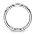 thumbnail image 6 of Auriga Fine Jewelry 925 Sterling Silver Rhodium Cable Ring for Women Size 10, 6 of 6