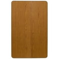 thumbnail image 5 of Flash Furniture Wren 36''W x 72''L Rectangular Oak Thermal Laminate Activity Table - Standard Height Adjustable Legs, 5 of 5