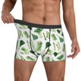 thumbnail image 3 of Men's Boxer Briefs, vegetable Asparagu Soft Comfy Mens Underwear Boxer Briefs Breathable With Widen Waist, 3 of 7
