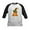 Black/White, variant on CafePress - Halloween Letter A Witch Monogram Kids Baseball Je - Kids Cotton Baseball Jersey, 3/4 Sleeve Shirt