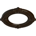 thumbnail image 3 of Ekena Millwork 11 1/8"OD x 6 1/8"ID x 5/8"P Benson Ceiling Medallion (Fits Canopies up to 6 1/8"), Hand-Painted Bronze, 3 of 7
