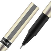 uniball Deluxe Rollerball Pens, Fine Point (0.7mm), Black Ink, 12 Count